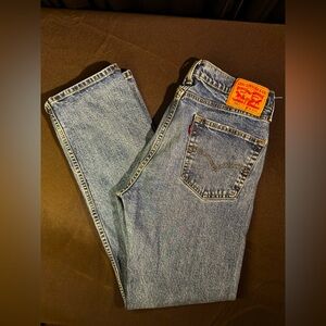 Levi's Men's 505 Straight Blue Jeans 32 x 32